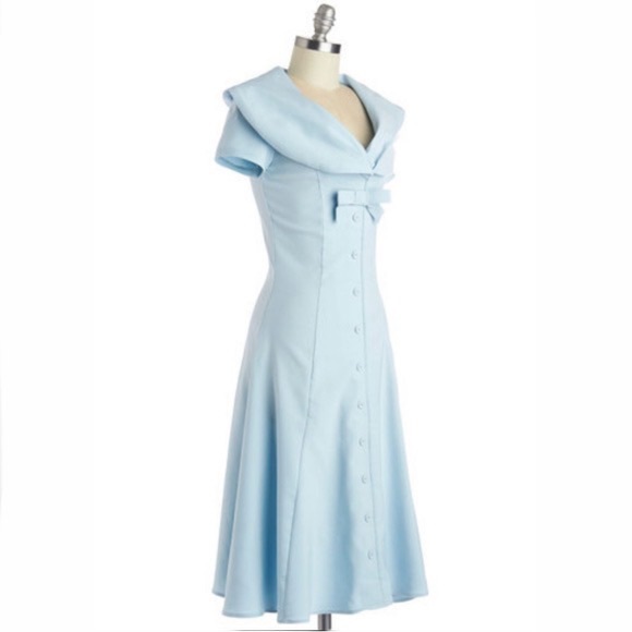 Modcloth Startup Star 40s Retro Dress Sz XS NWT - Picture 2 of 10